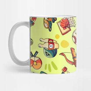 Sports fan seamless pattern Mug